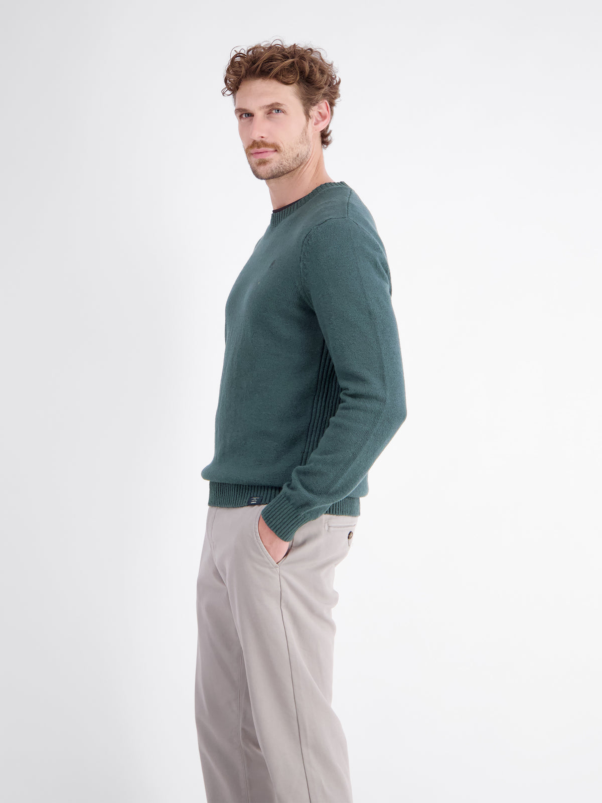Sportiver Strickpullover aus bequemer, weicher Baumwolle