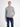 Sweater with geometric pattern in a blended fabric