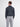 Long-sleeve polo shirt in cotton knit with flexible ribbed cuffs