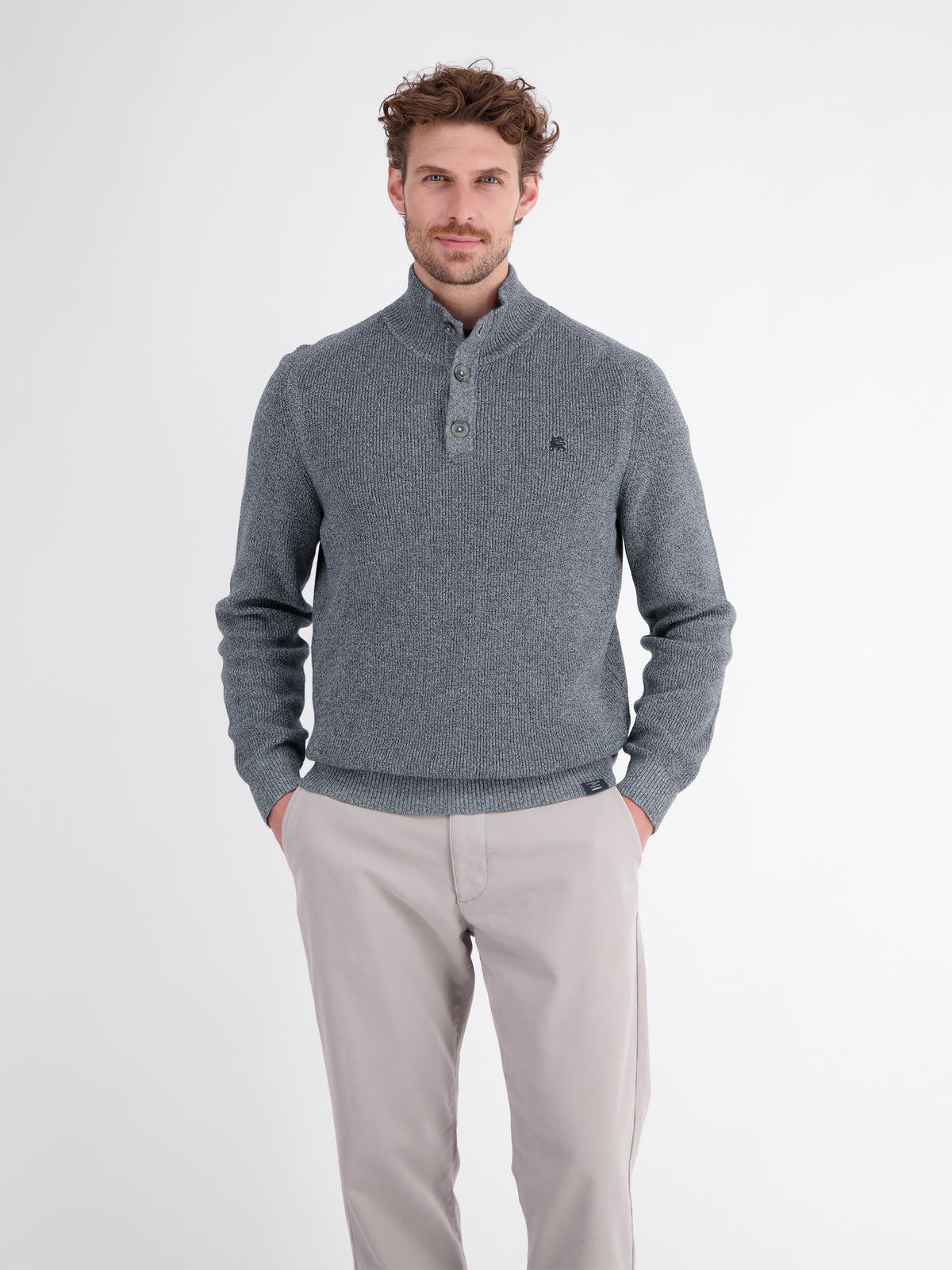 Classic Troyer in knitted, flexible cotton