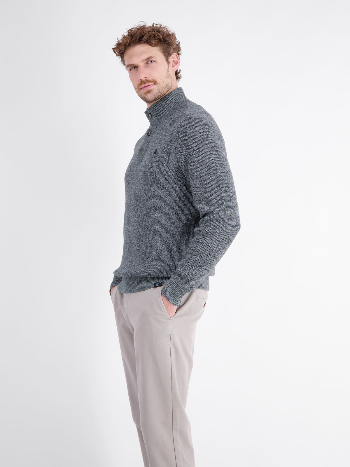 Classic Troyer in knitted, flexible cotton