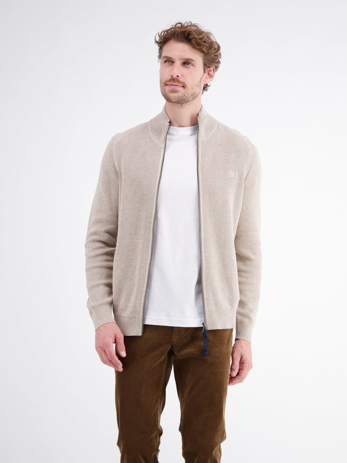 Casual cardigan made of high-quality cotton