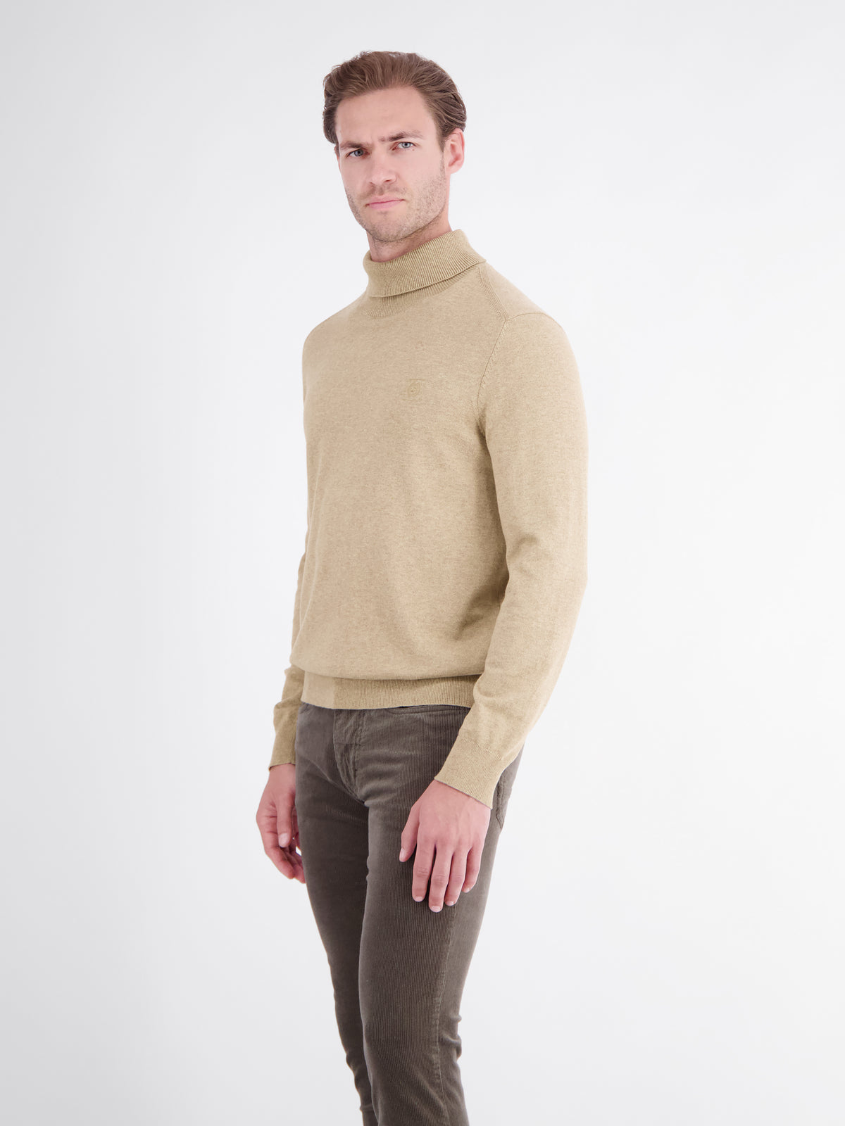 Rollkragenpullover aus Baumwolle
