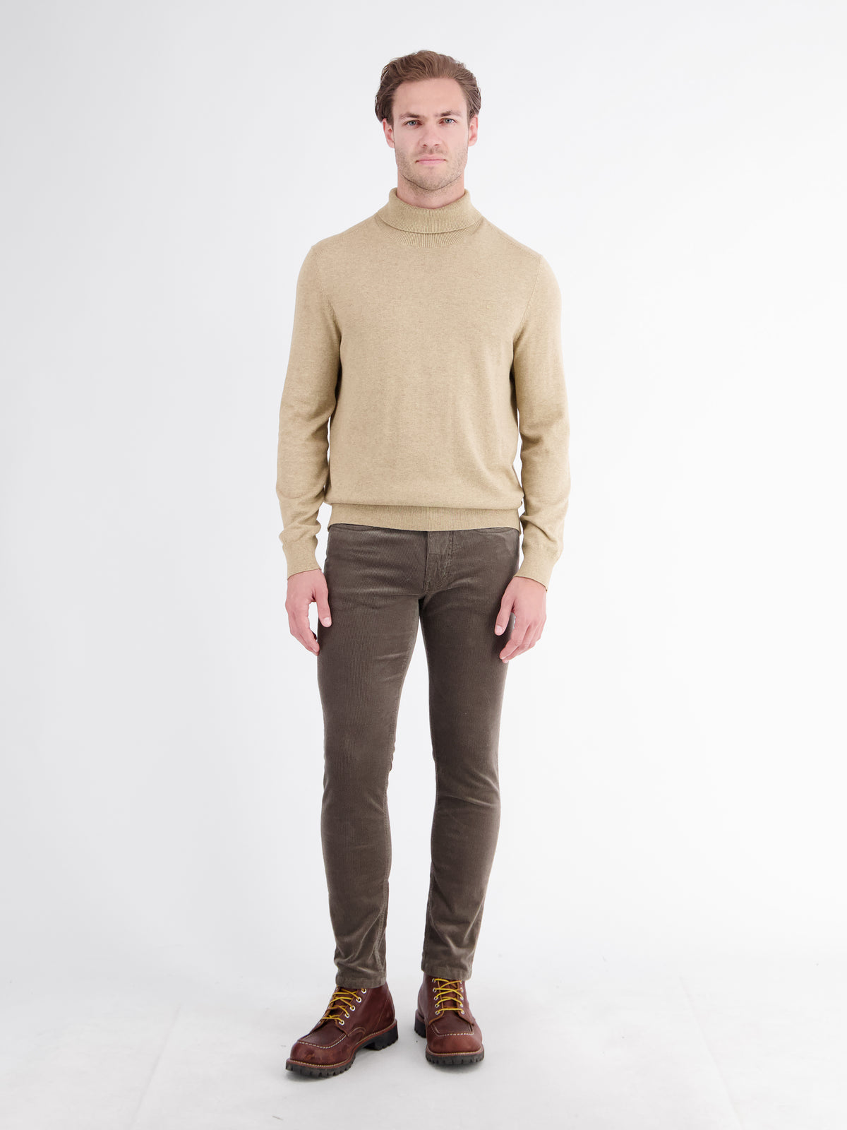 Rollkragenpullover aus Baumwolle