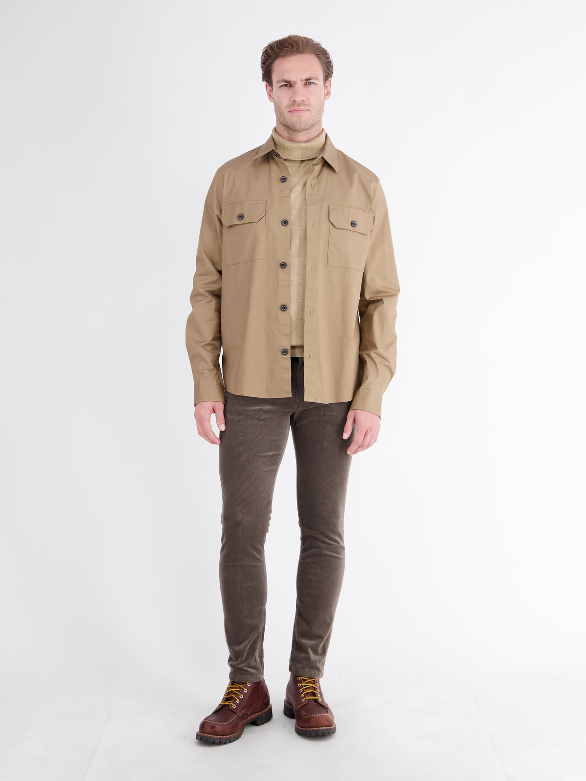 Rollkragenpullover aus Baumwolle