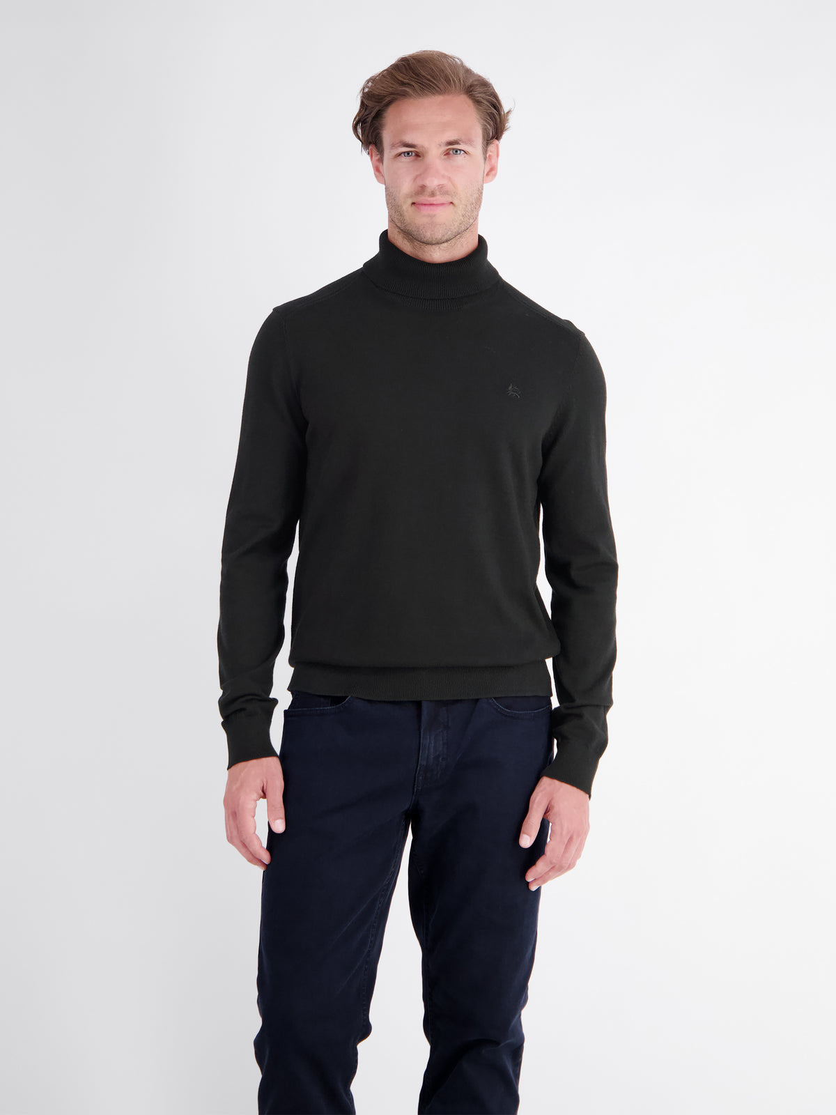 Rollkragenpullover aus Baumwolle