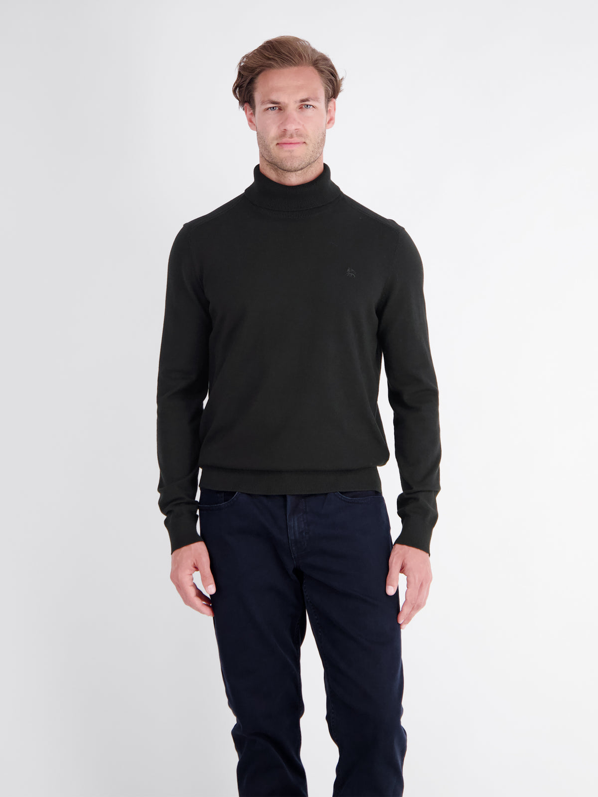 Rollkragenpullover aus Baumwolle