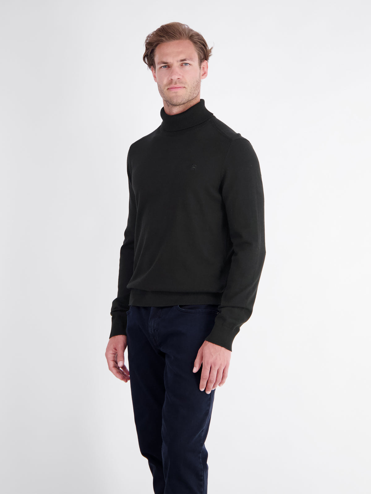 Rollkragenpullover aus Baumwolle