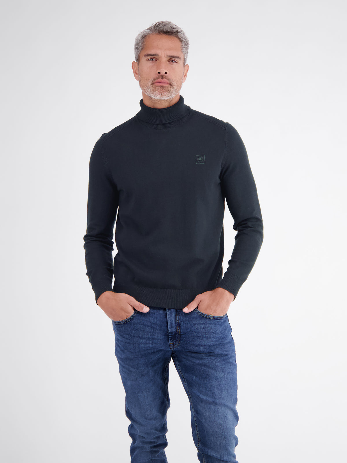 Rollkragenpullover aus Baumwolle