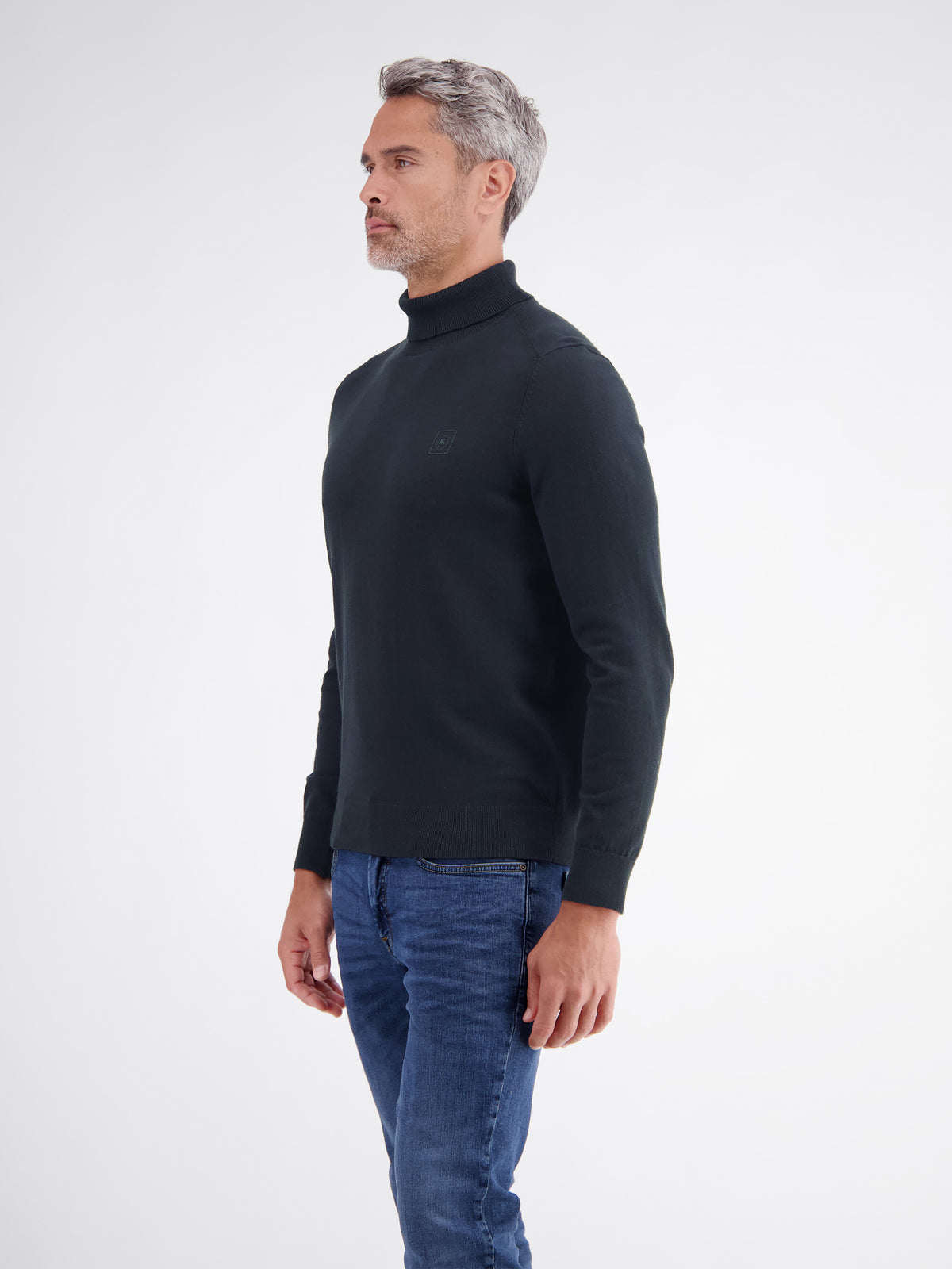 Rollkragenpullover aus Baumwolle