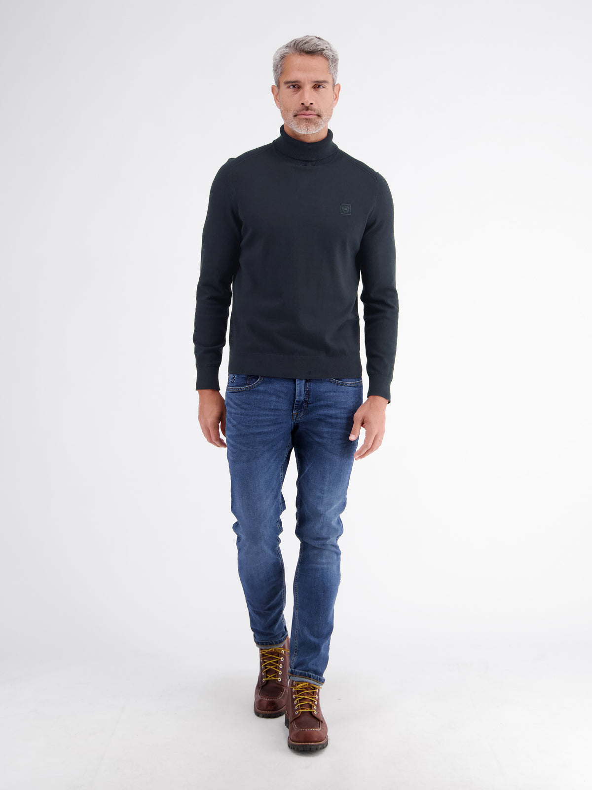 Rollkragenpullover aus Baumwolle