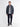 Sporty jacket made of flexible synthetic fiber with lining