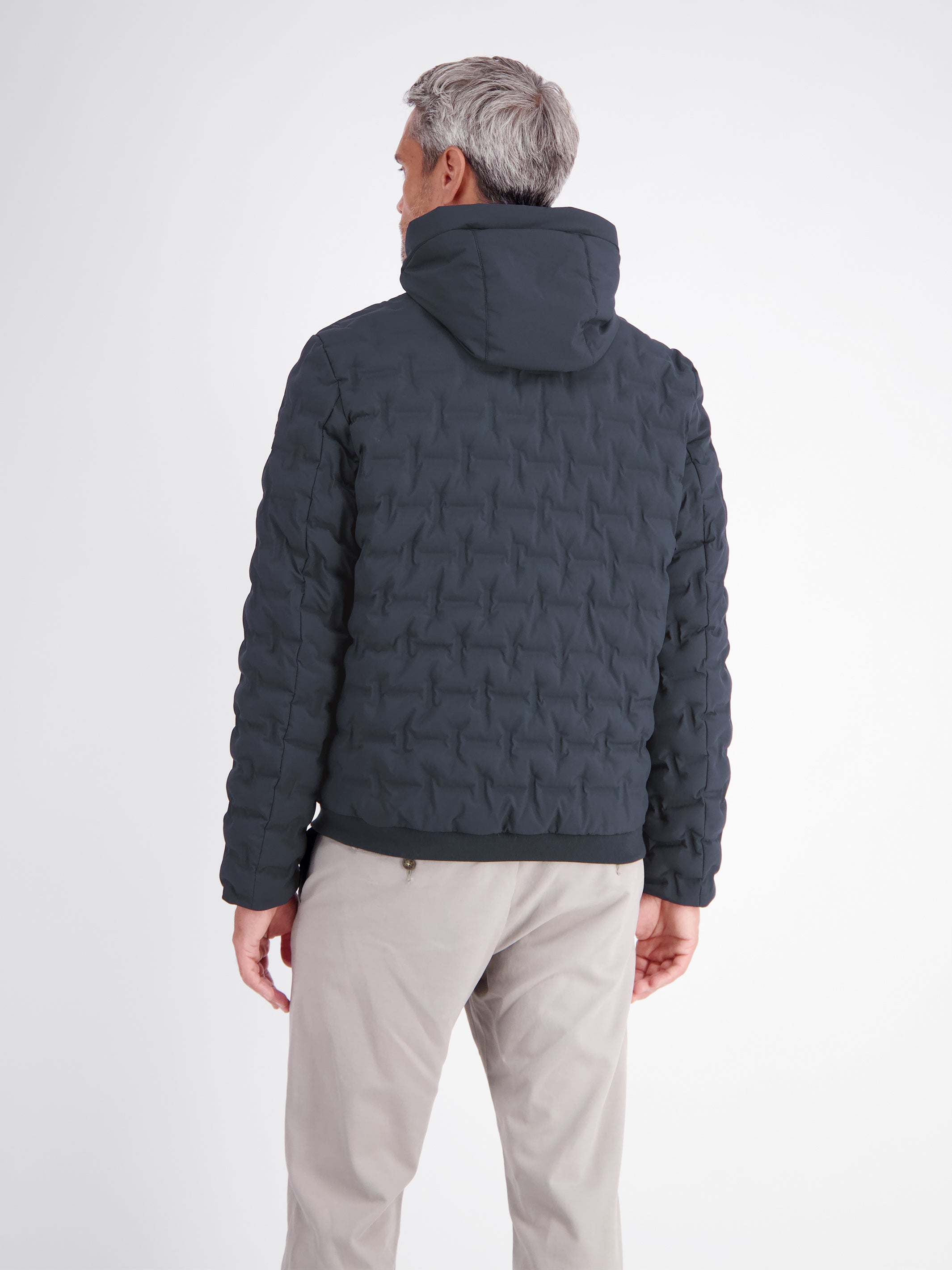 Wärmende Funktions-Steppjacke mit abnehmbarer Kapuze