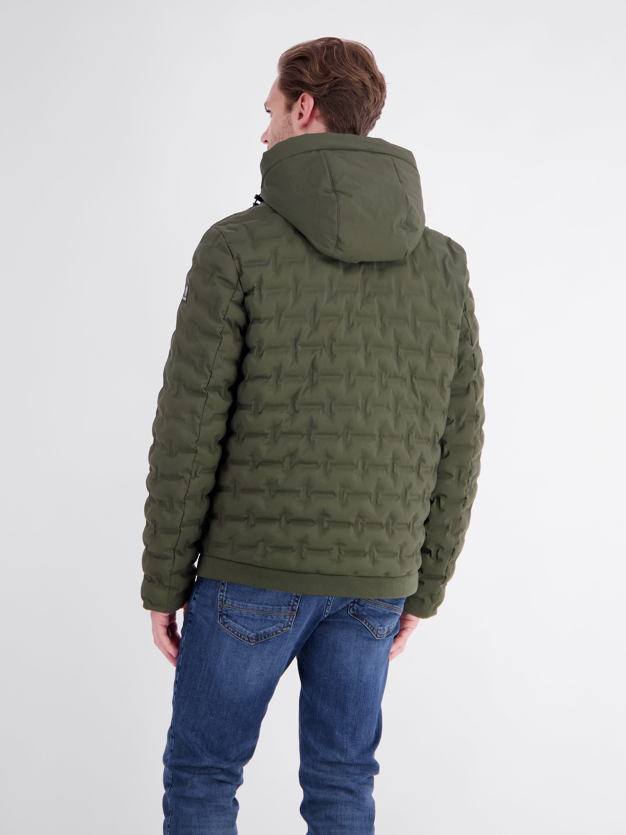 Wärmende Funktions-Steppjacke mit abnehmbarer Kapuze