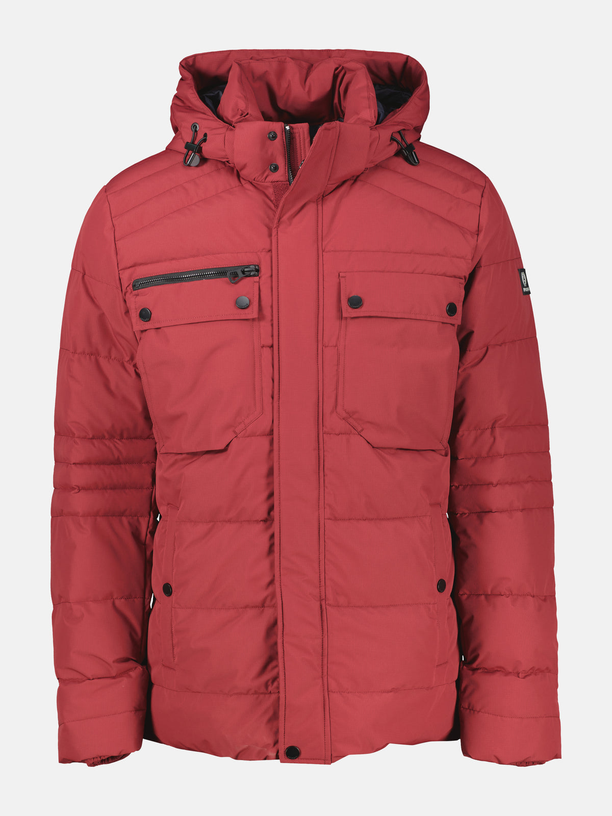 Sophisticated functional jacket, warming and water-repellent