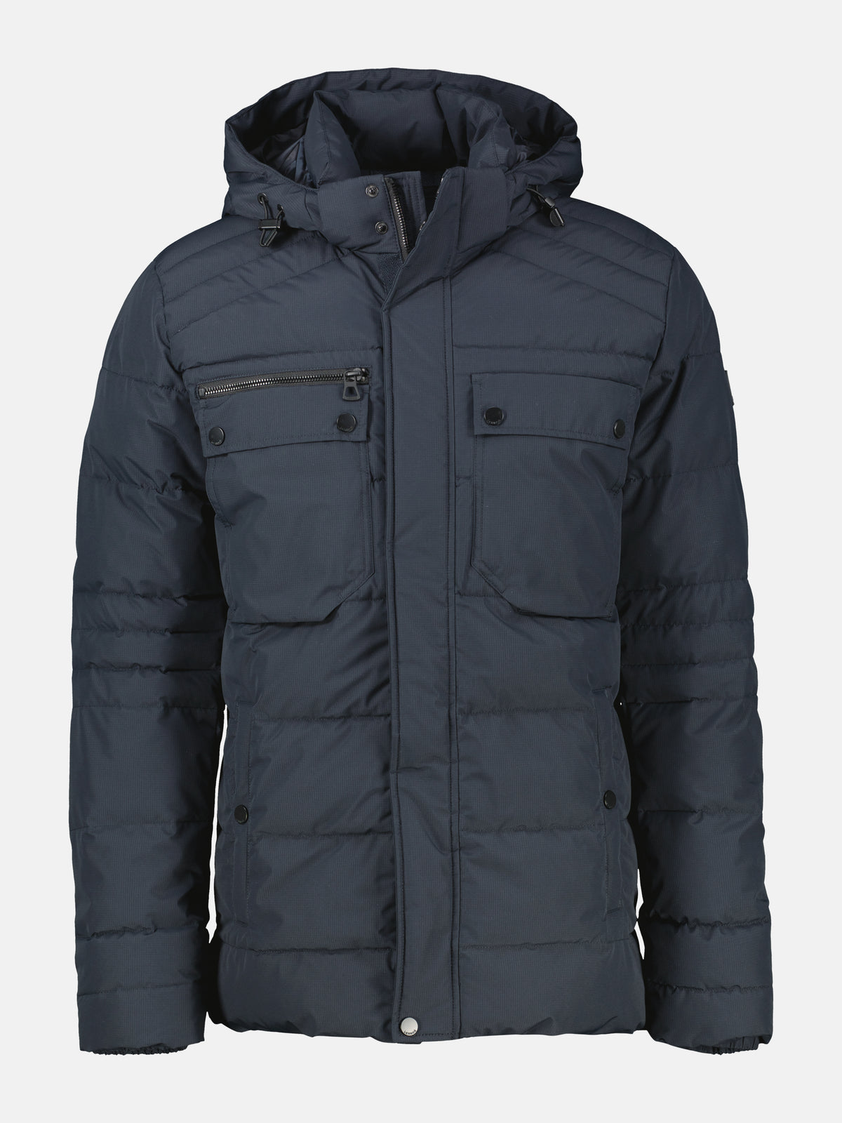 Sophisticated functional jacket, warming and water-repellent
