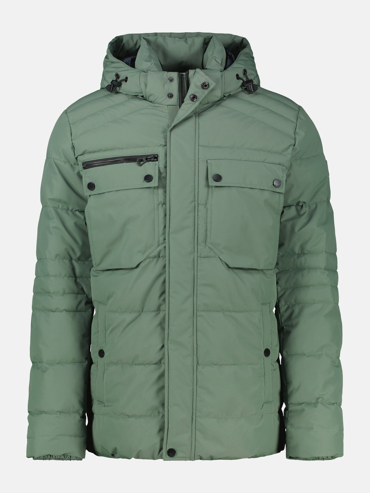 Sophisticated functional jacket, warming and water-repellent