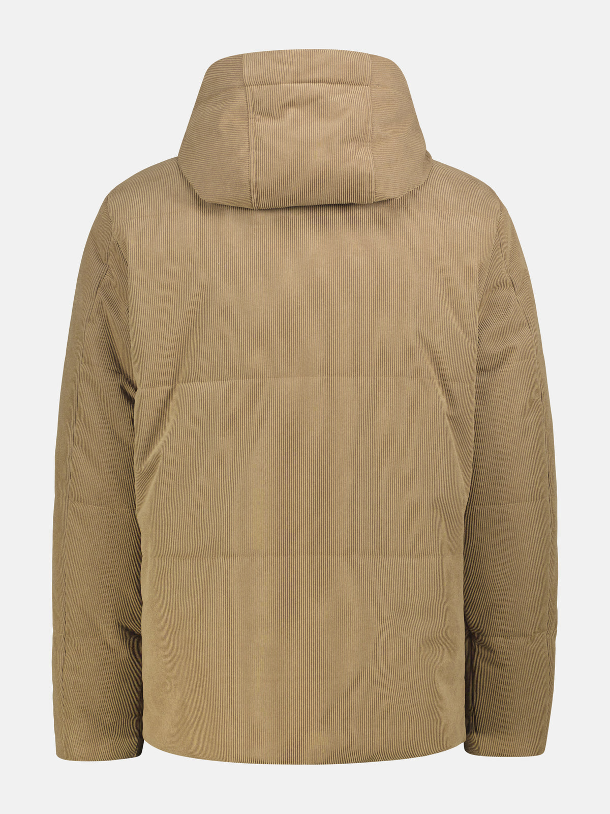 Functionele jas van wind- en waterafstotende corduroy stof