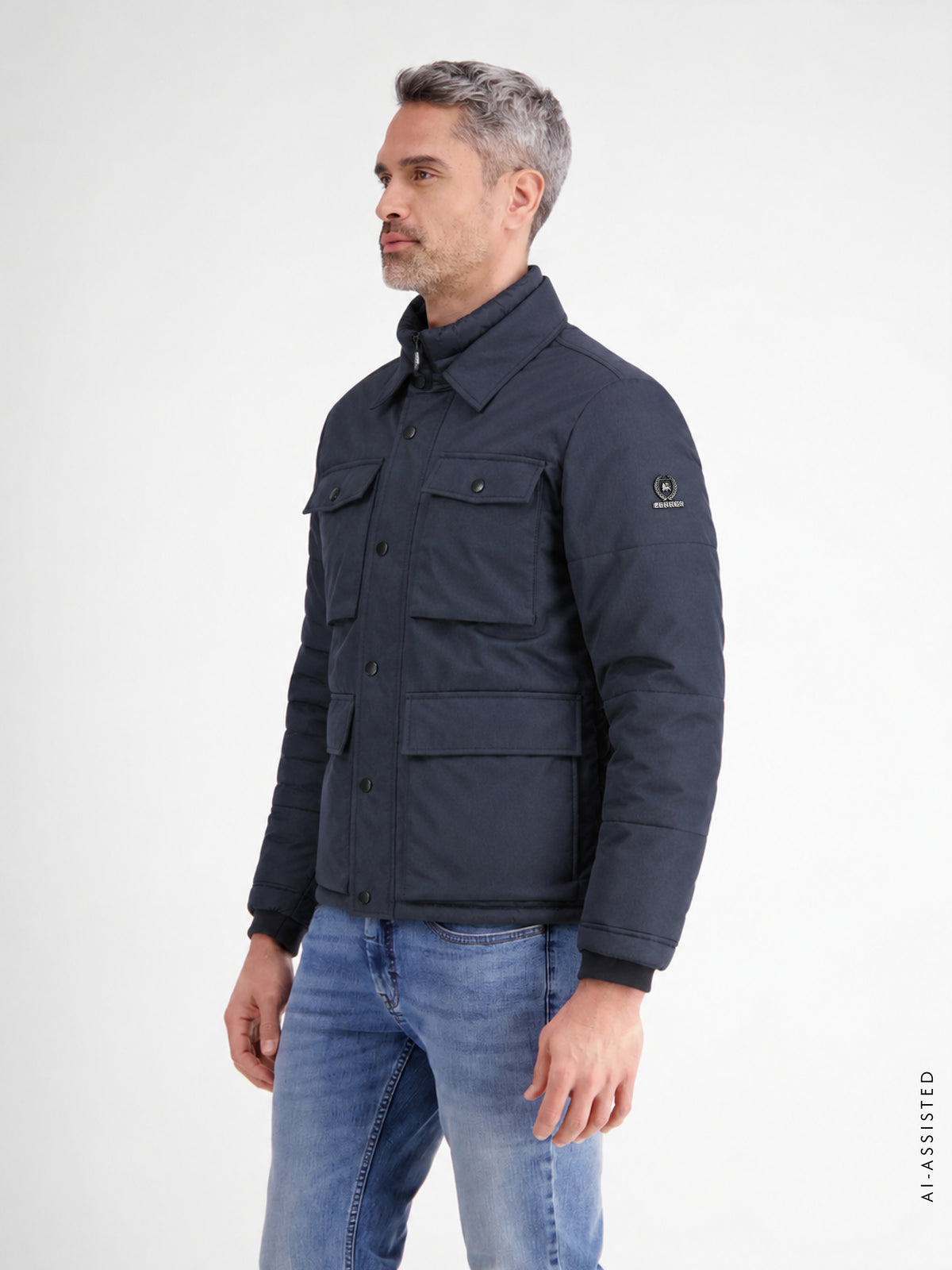 Maskuline 2in1 Jacke mit herausnehmbarer Weste