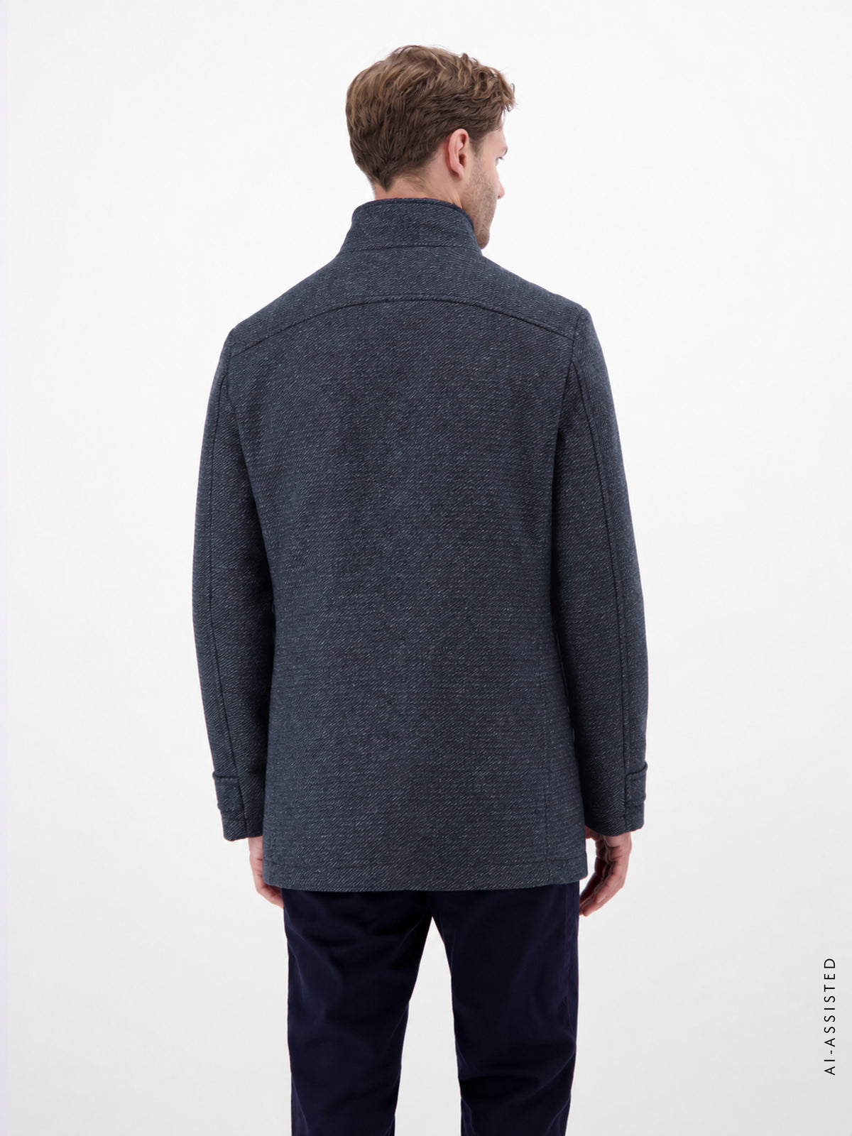 Casual 2-in-1 coat with removable vest