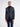 Sporty short-size blazer in flexible blended fabric