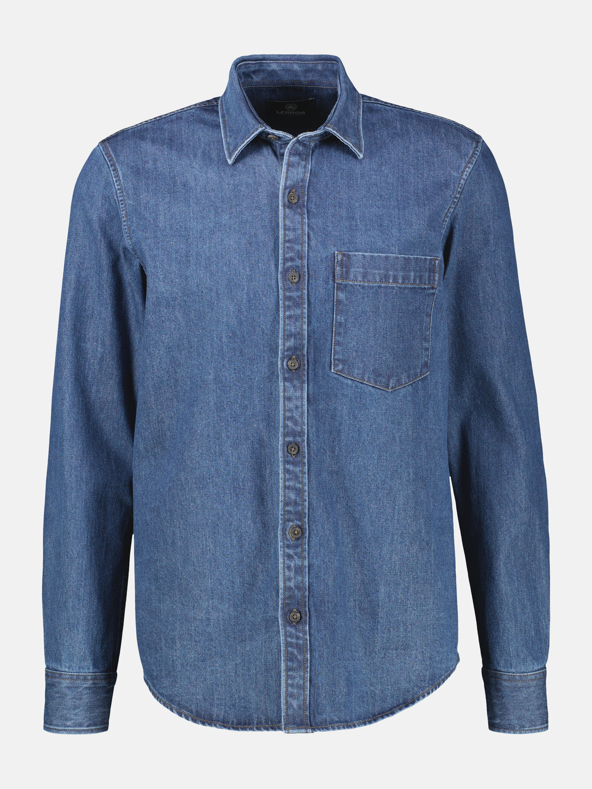 Kerniges Denimhemd für Herren in lässiger Jeansoptik