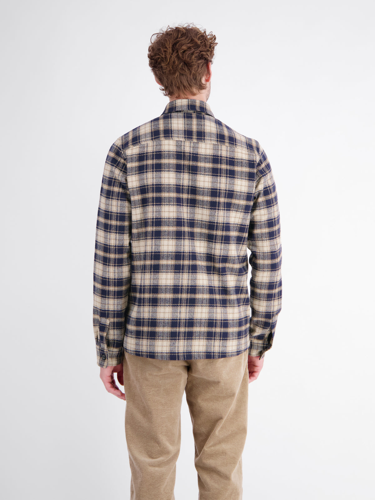Sportives Overshirt in Karooptik aus softem Flanell - Langarmhemd