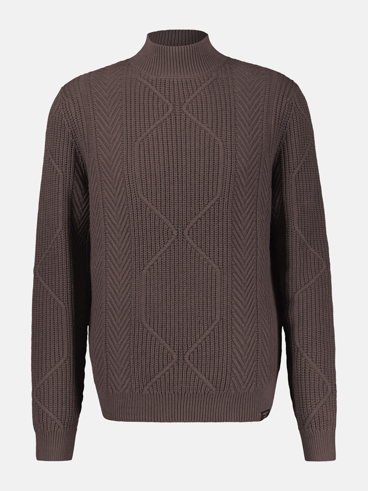 Strickpullover mit Turtleneck aus Baumwollmix, großen Größen - Rollkragenpullover