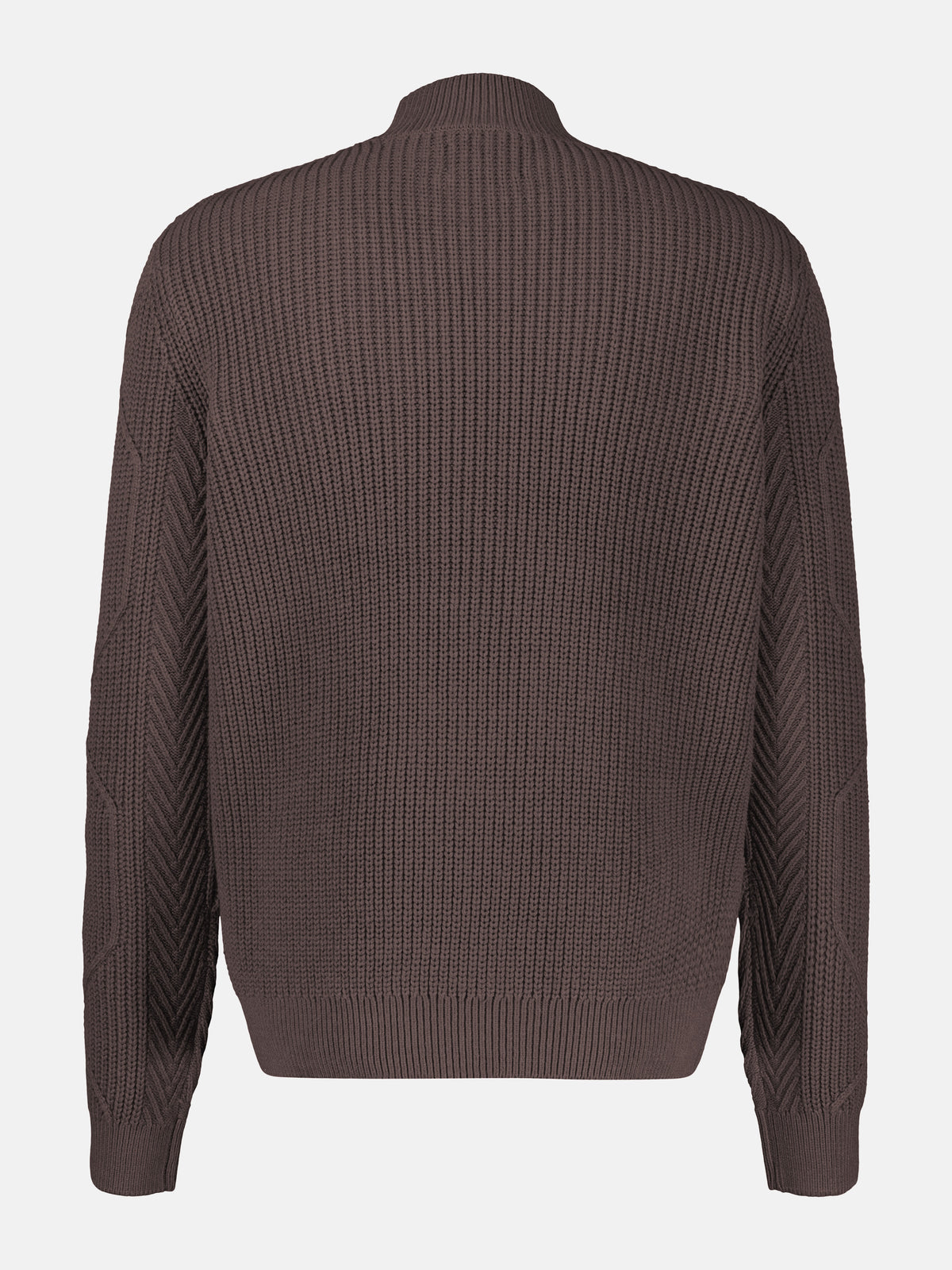 Strickpullover mit Turtleneck aus sanftem Baumwollmix - Rollkragenpullover