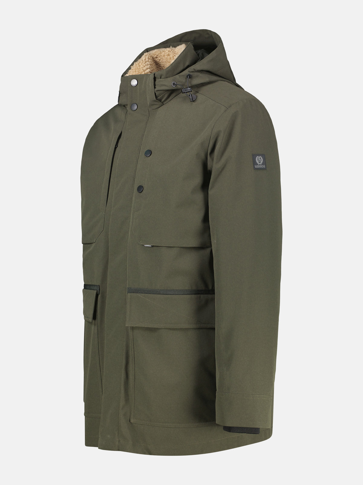 2-in-1 parka-style jacket, wind and water repellent