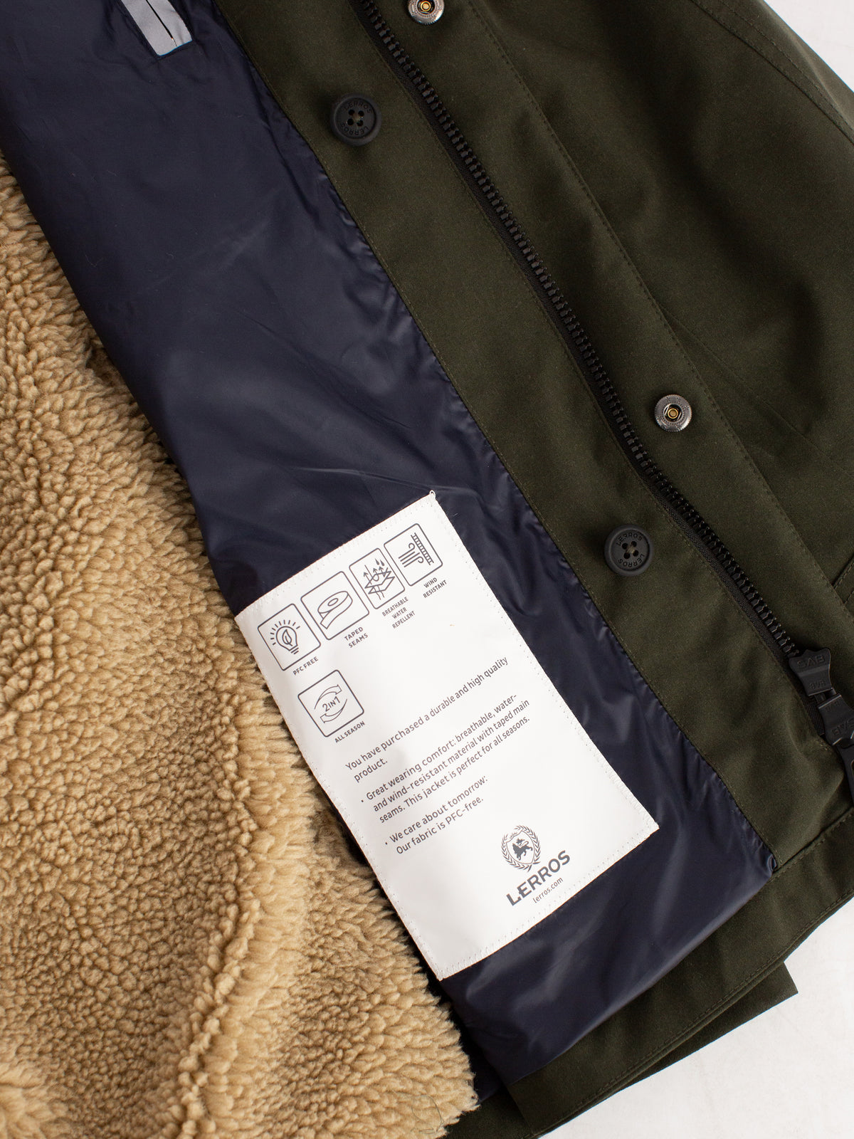 2in1 Jacke im Parka-Style, wind- und wasserabweisend
