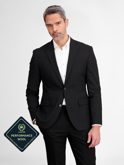 Lerros Anzug-Sakko in Kurzgrößen mit Stretchanteil, bequeme Passform