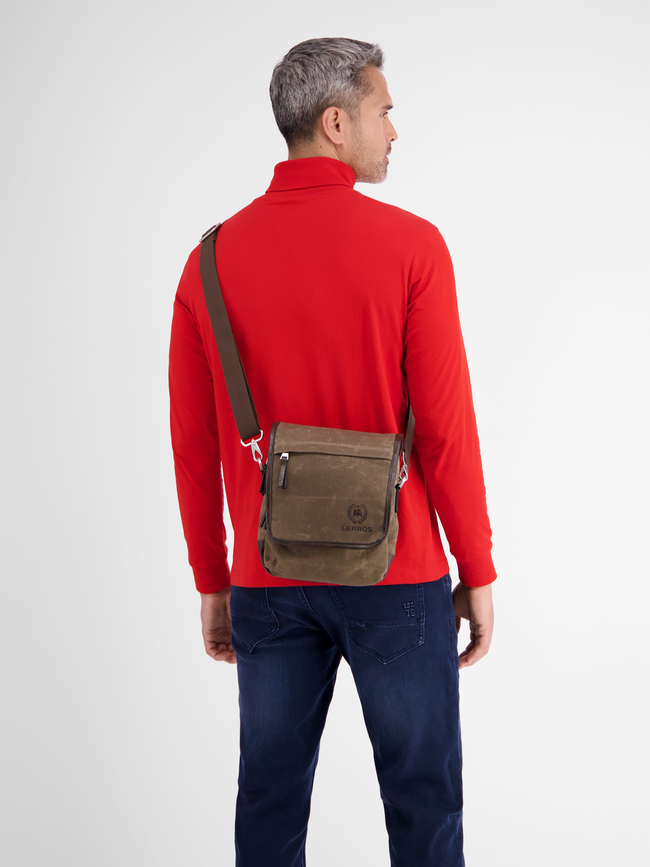 COLUMBUS Schmale Messenger Bag - LERROS