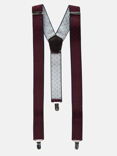 Suspenders with rib structure