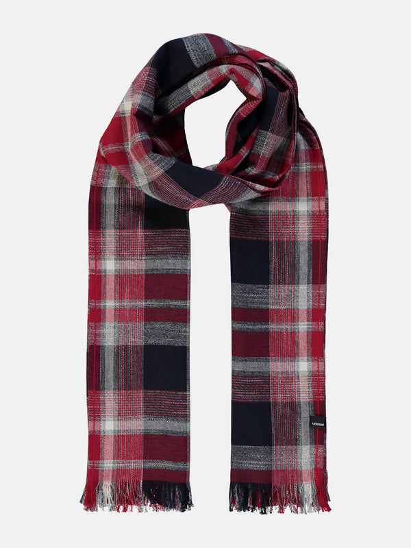 Karoschal in karierter Baumwollqualität - LERROS