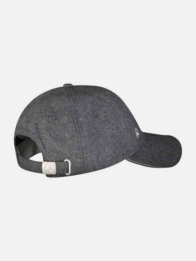 Wool blend baseball cap