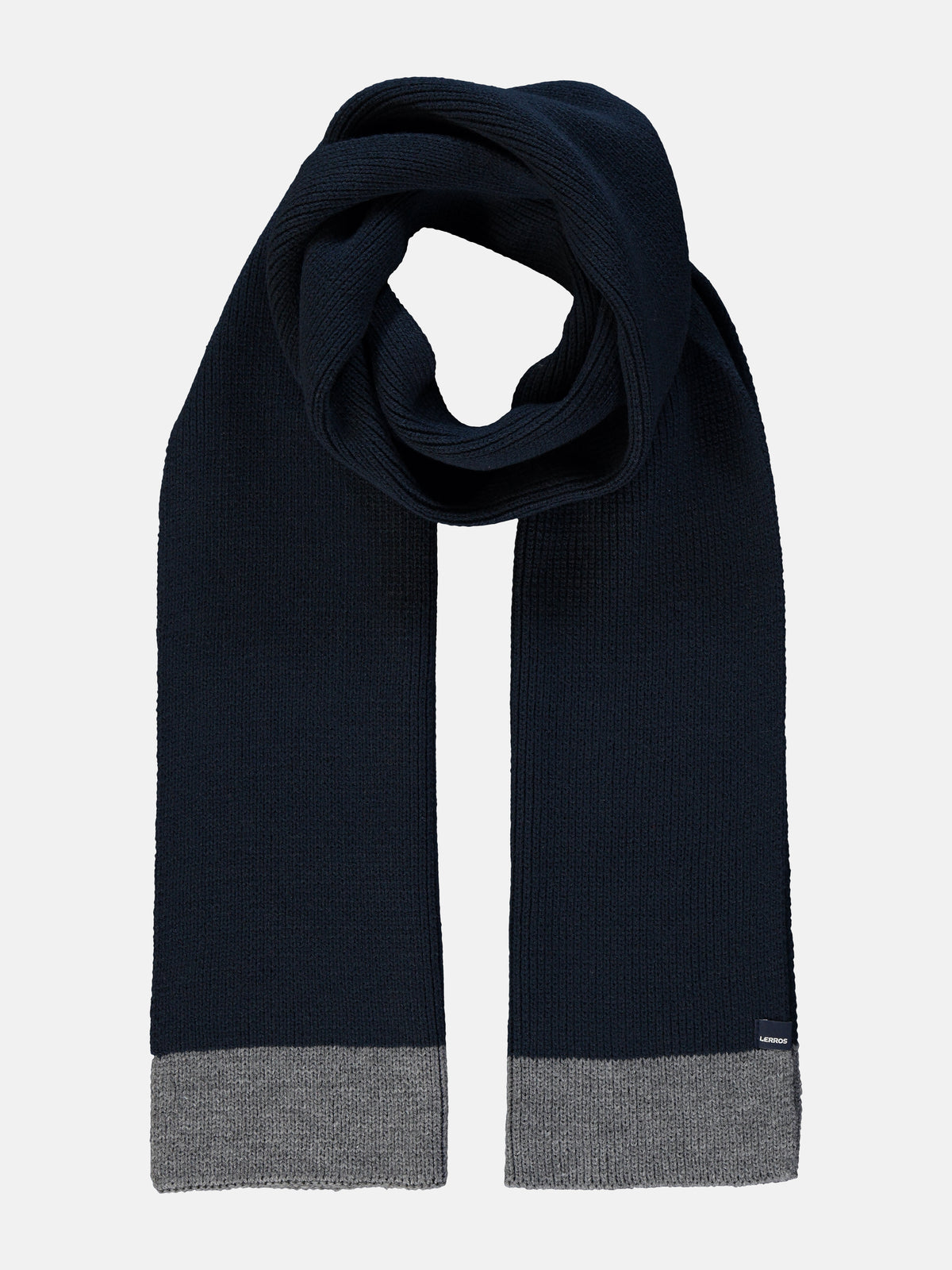 Strickschal mit schmaler Rippe - LERROS