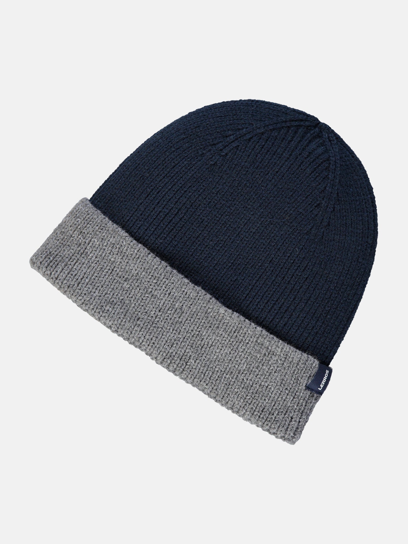 Basic knit hat. two-tone
