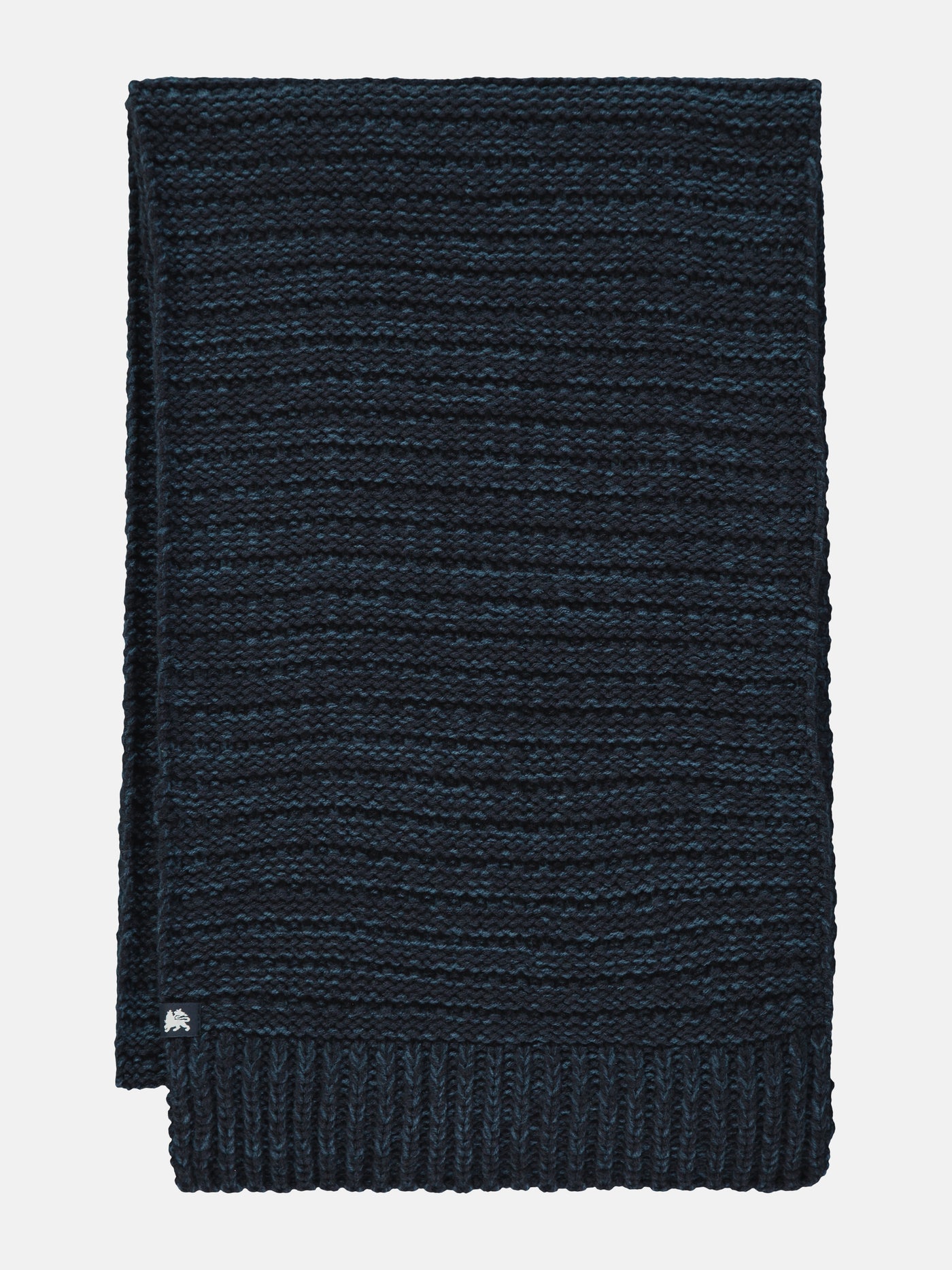 Mottled chunky knit scarf
