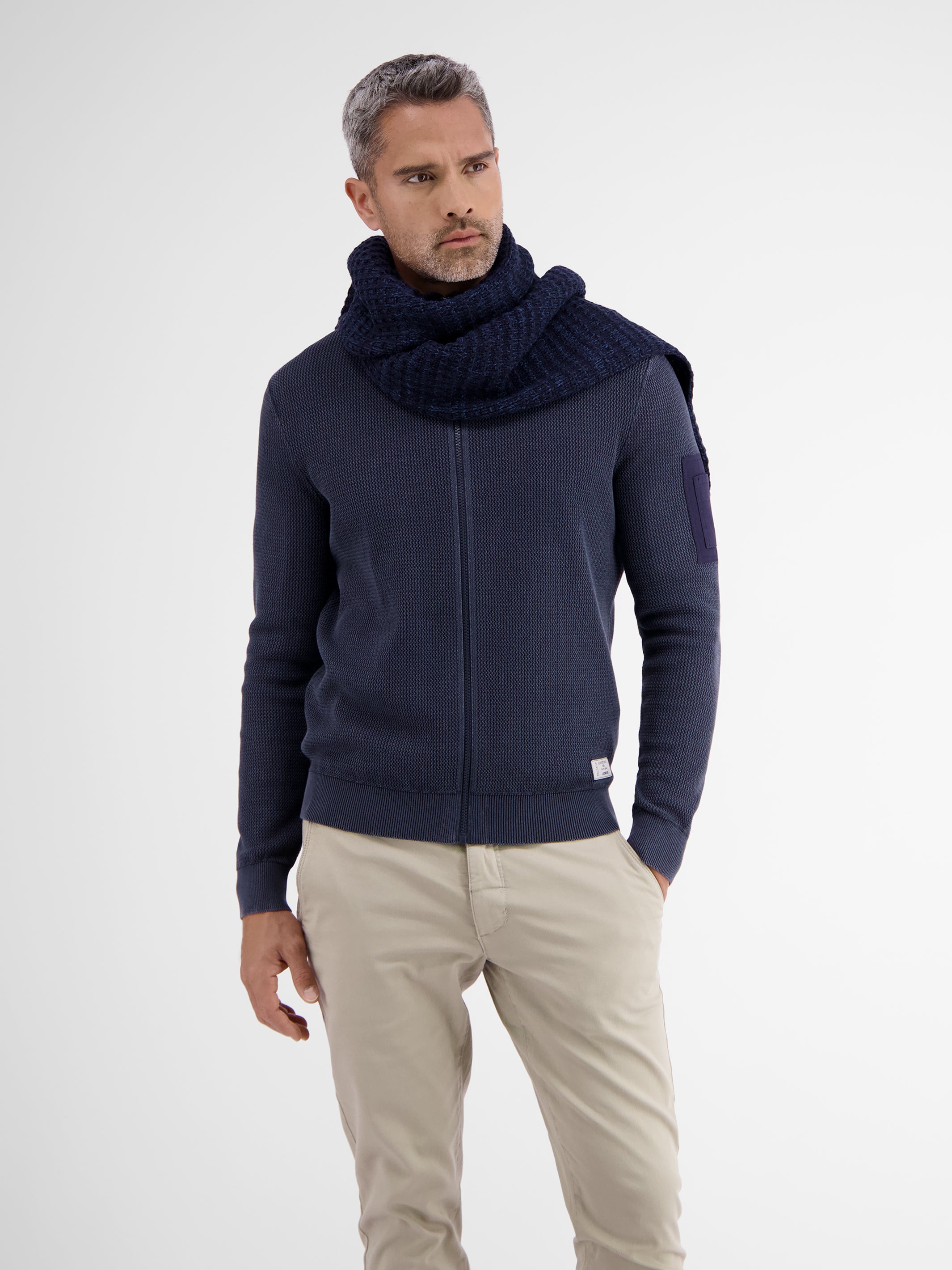 Melierter Grob-Strickschal - LERROS