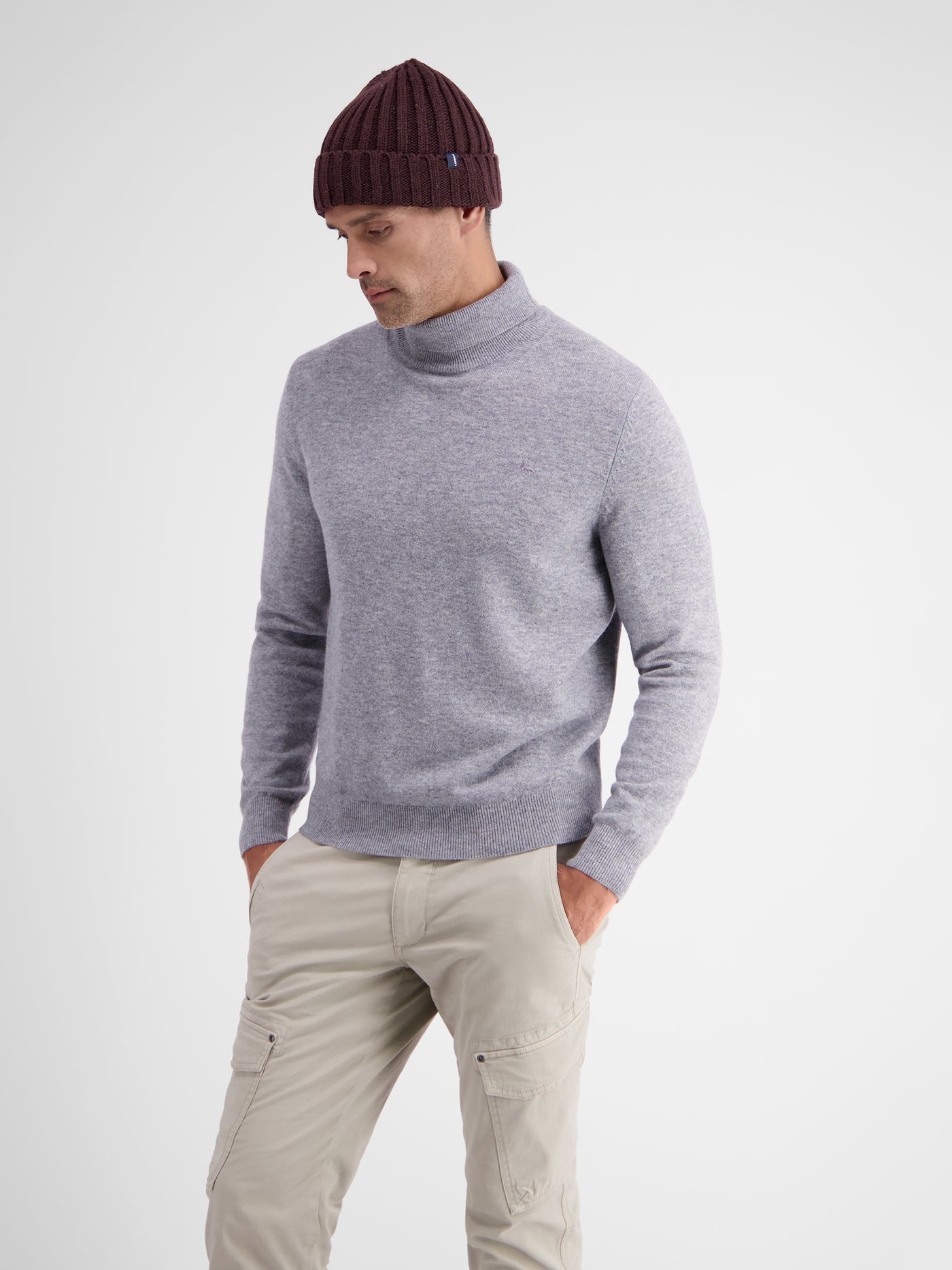 Strickmütze in Salz-Pfeffer-Optik - LERROS