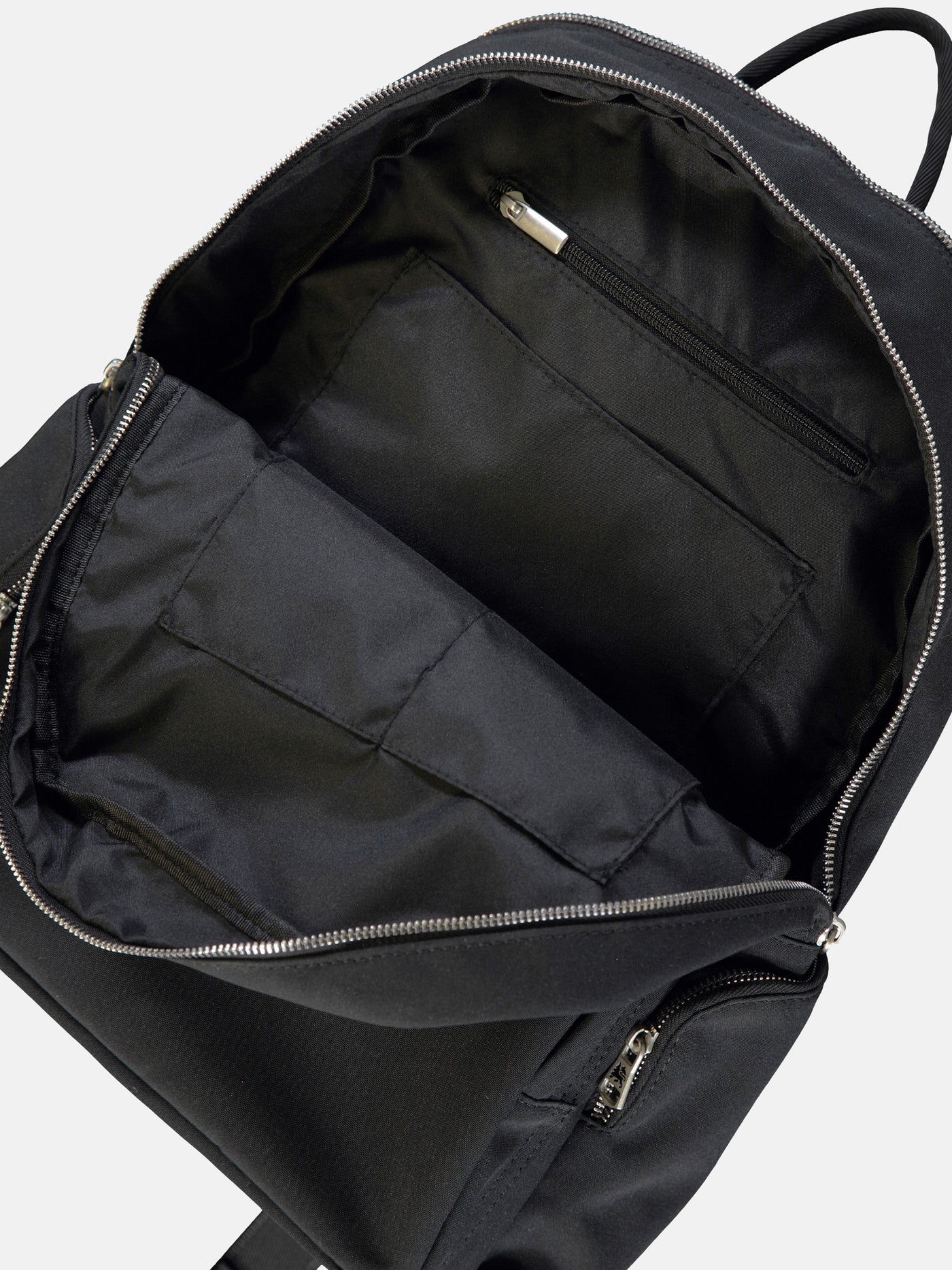 Basic backpack with many outside pockets