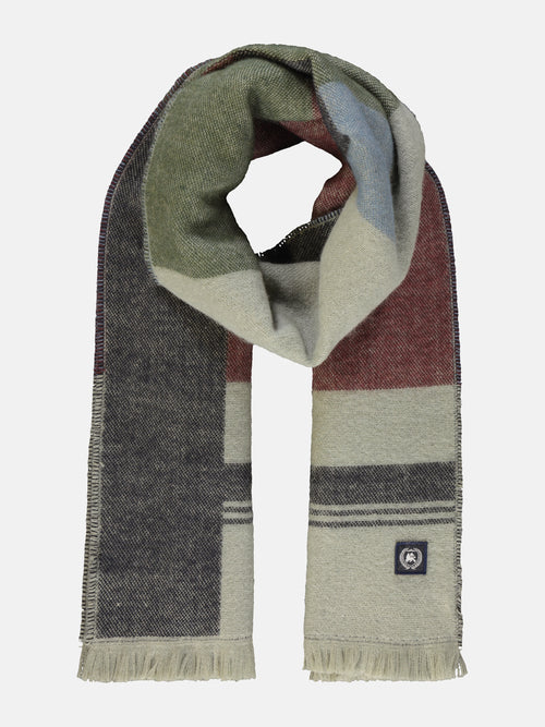 Lerros Webschal in modernem, geometrischen Design