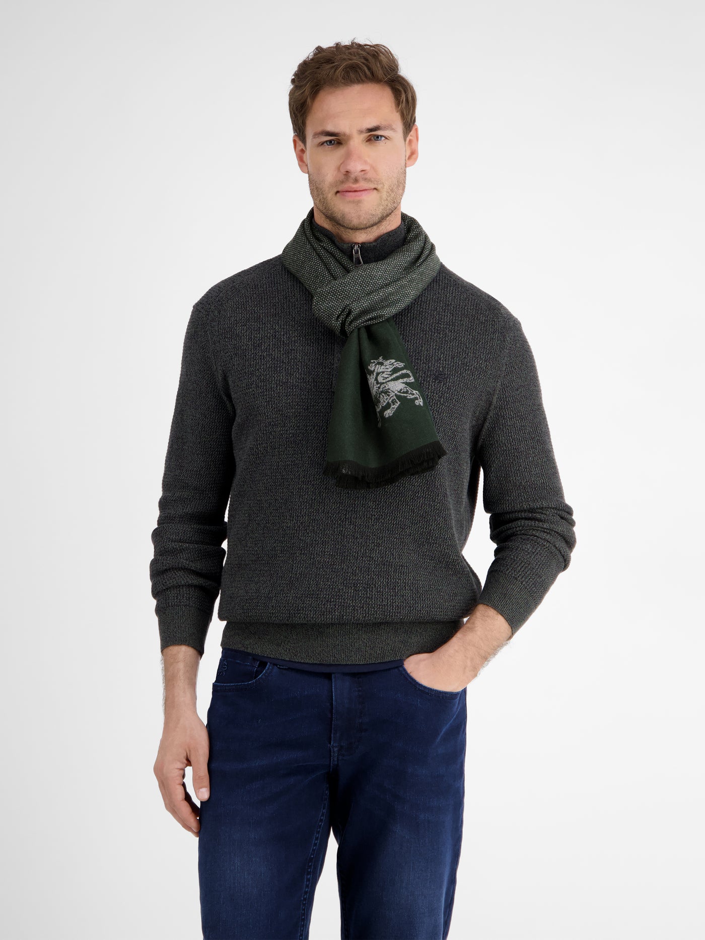 Logo-Schal für Herren - LERROS