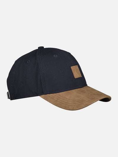 Canvas-Cap mit Kunstlederschirm - LERROS