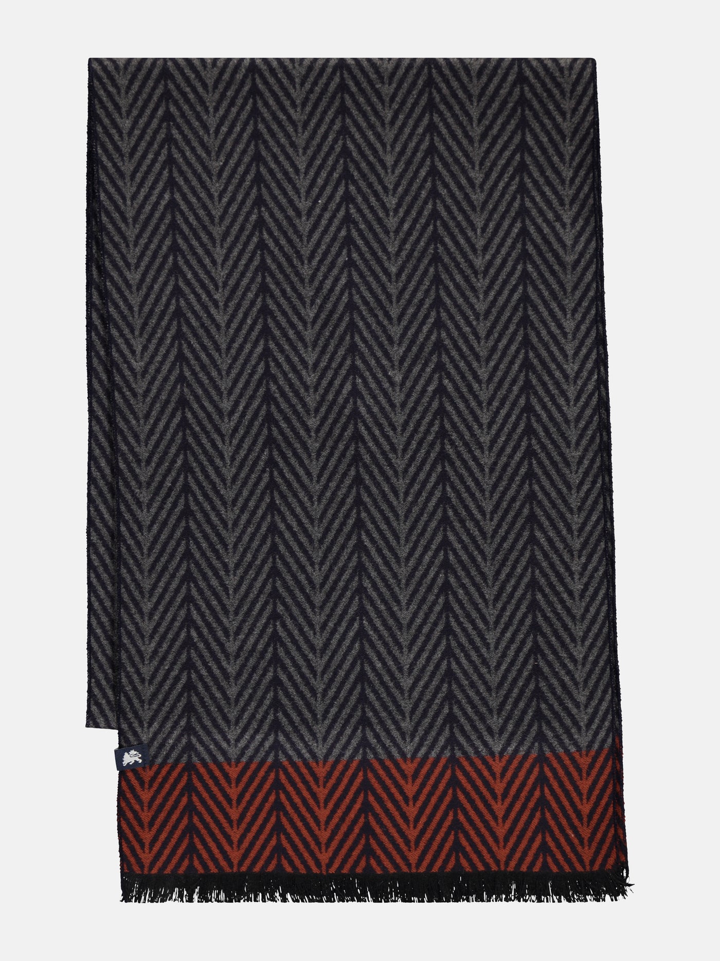 Herrenschal mit Fischgrat-Muster - LERROS