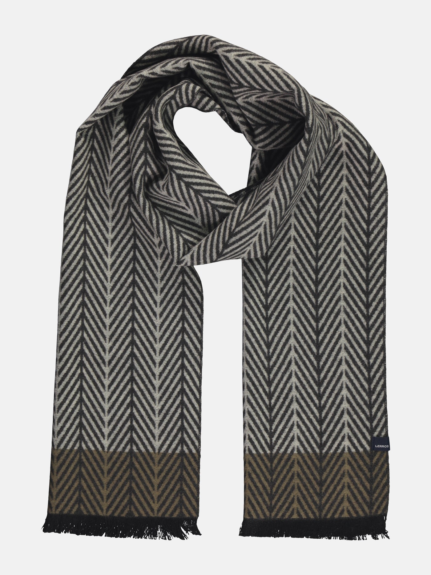 Herrenschal mit Fischgrat-Muster - LERROS