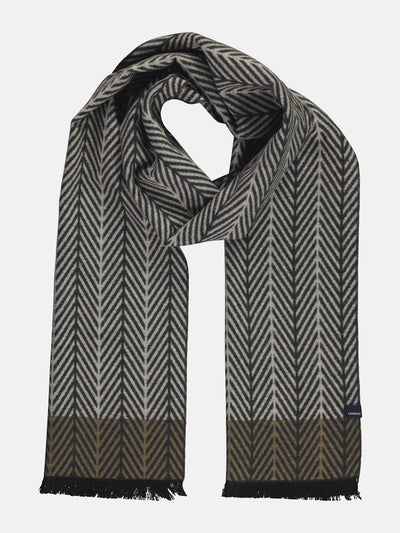 Herrenschal mit Fischgrat-Muster - LERROS