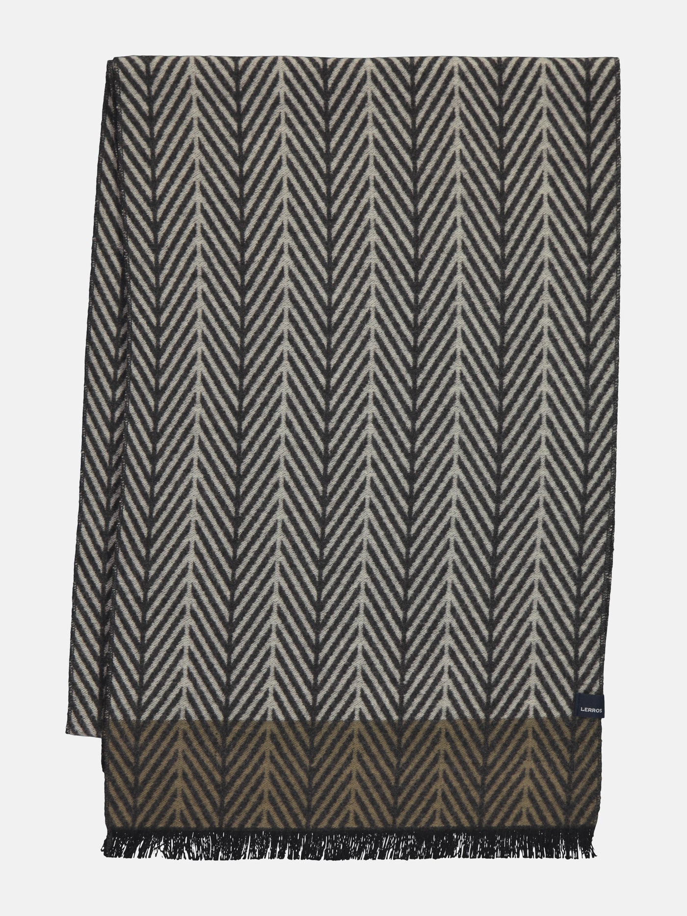 Herrenschal mit Fischgrat-Muster - LERROS