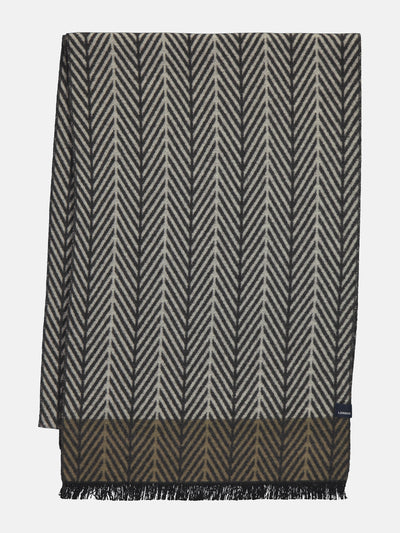 Herrenschal mit Fischgrat-Muster - LERROS